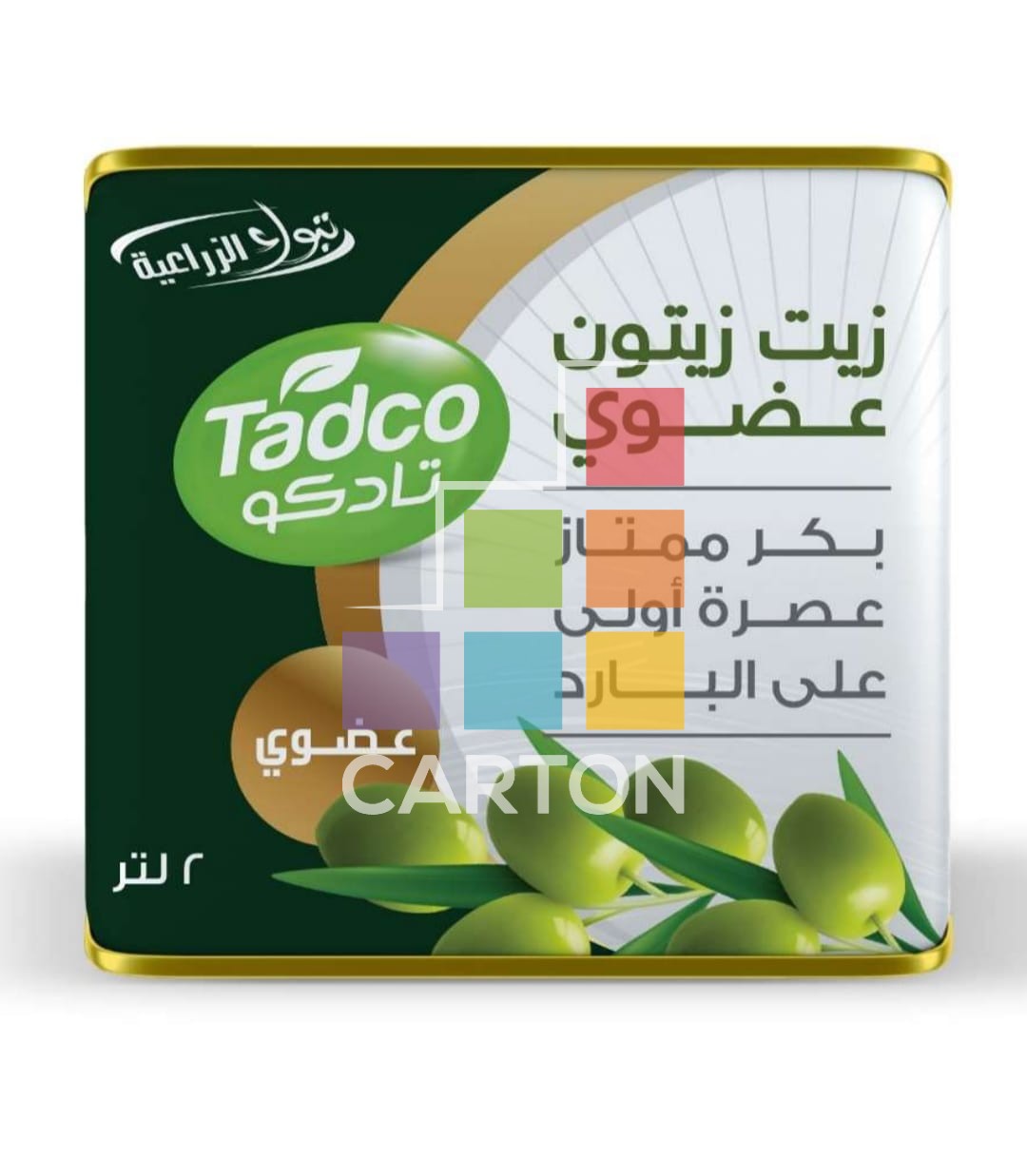 TADCO ORGANIC EXTRA VIRGIN OLIVE OIL 2*2LTR